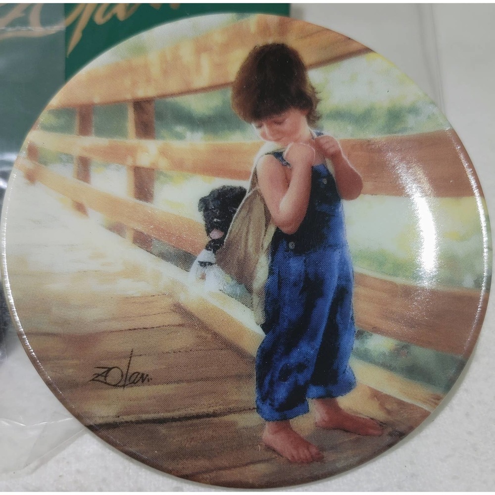 Donald Zolan Mini Plate "Almost Home" New in Box